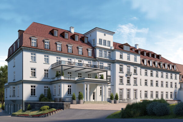 Architekturvisualisierung und Video Denkmalimmobilie - historisches Kurparkhotel in Bad Eilsen - Residenz am Kurpark